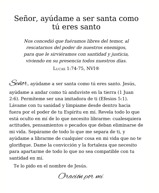 Oración….