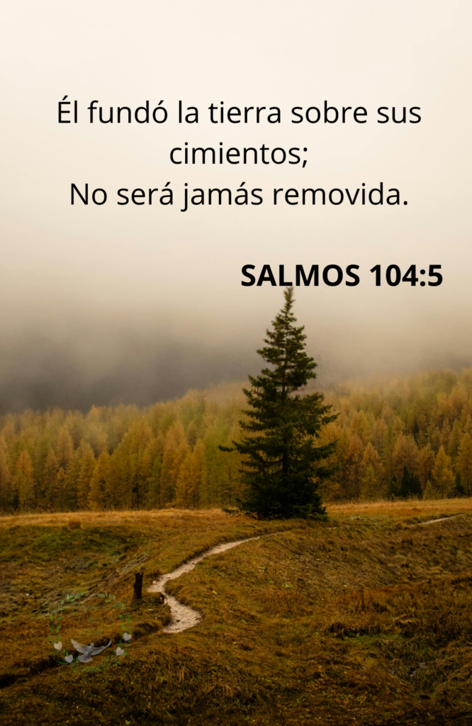 Salmos 104:5