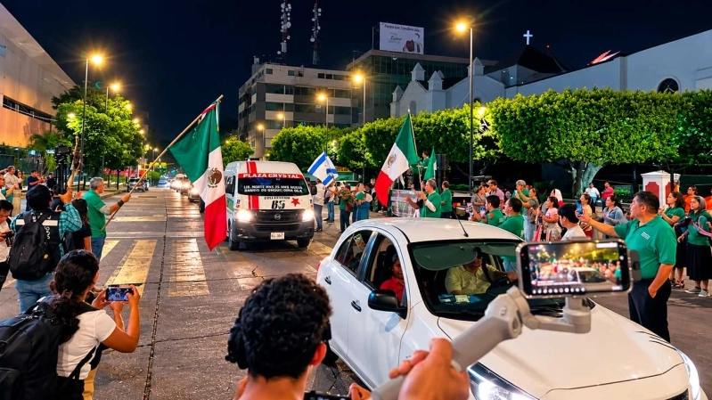 Sale de Chiapas caravana evangélica para evangelismo masivo en todo México